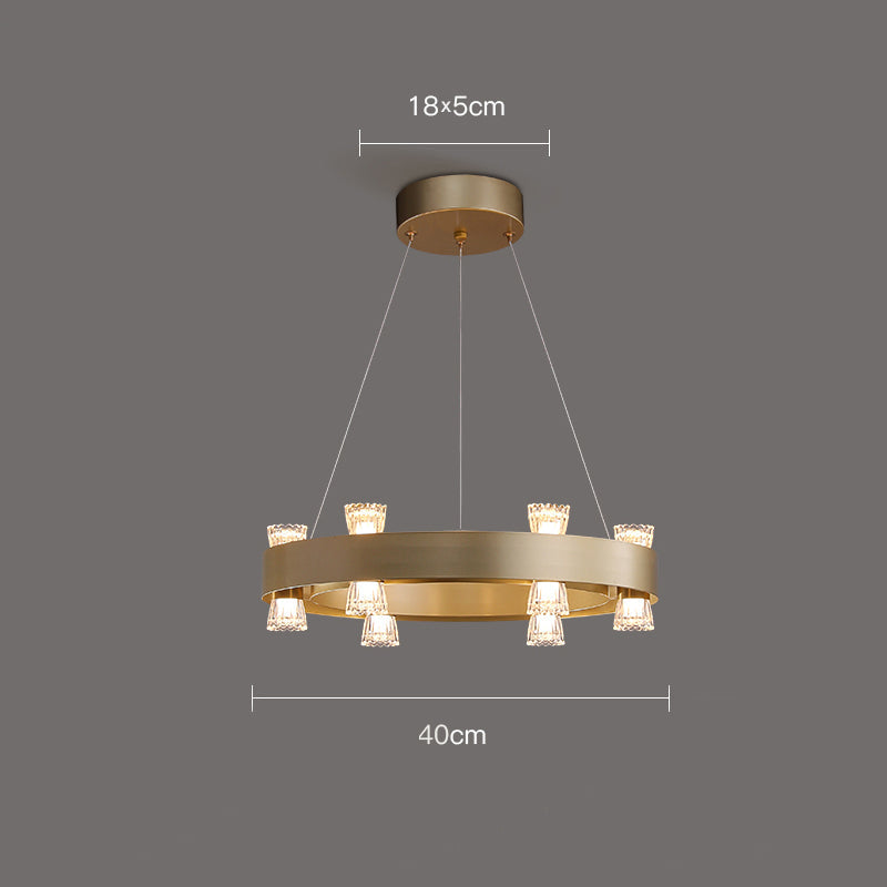 BRANDON Ring Chandelier by Lampadom - ambient shot