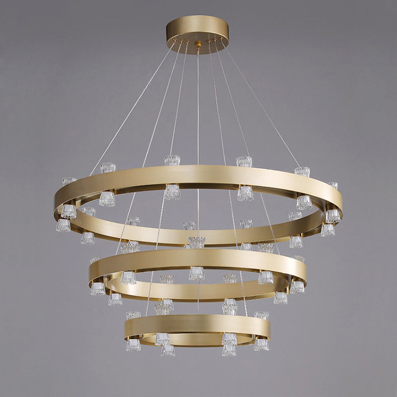 BRANDON Ring Chandelier by Lampadom - scale reference