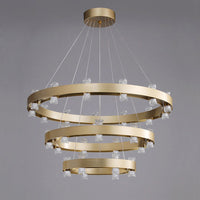 BRANDON Ring Chandelier by Lampadom - scale reference