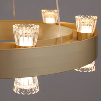 BRANDON Ring Chandelier by Lampadom - close-up