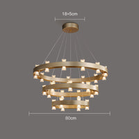 BRANDON Ring Chandelier by Lampadom - angle view