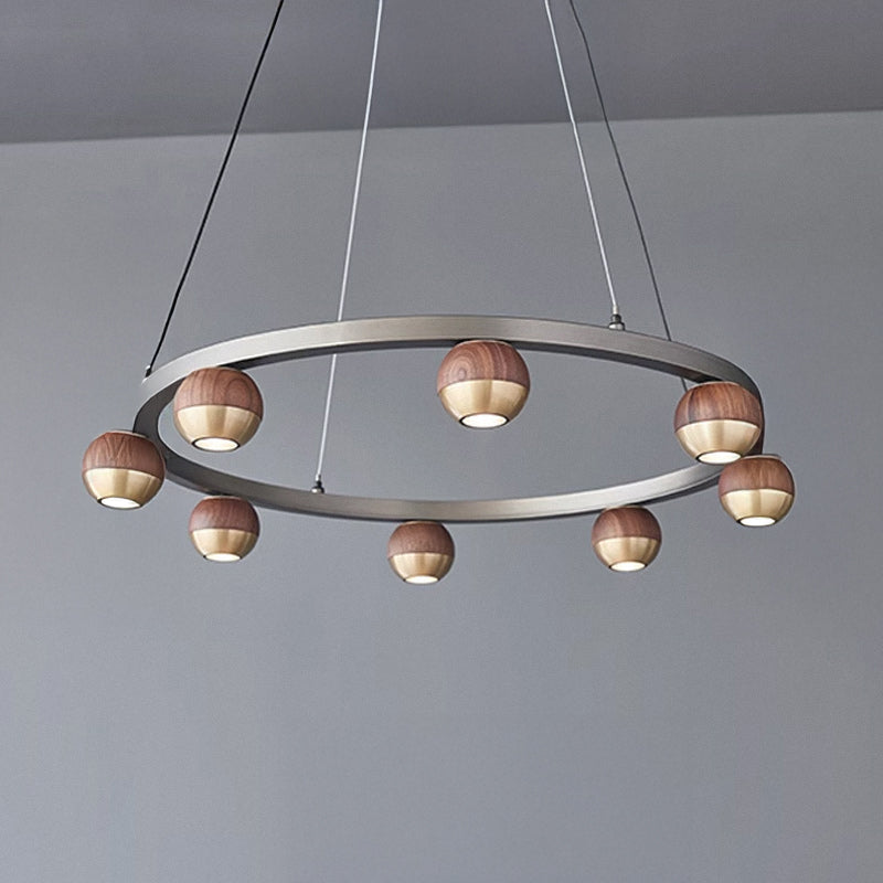 ERNAR Ring Chandelier by Lampadom - close-up