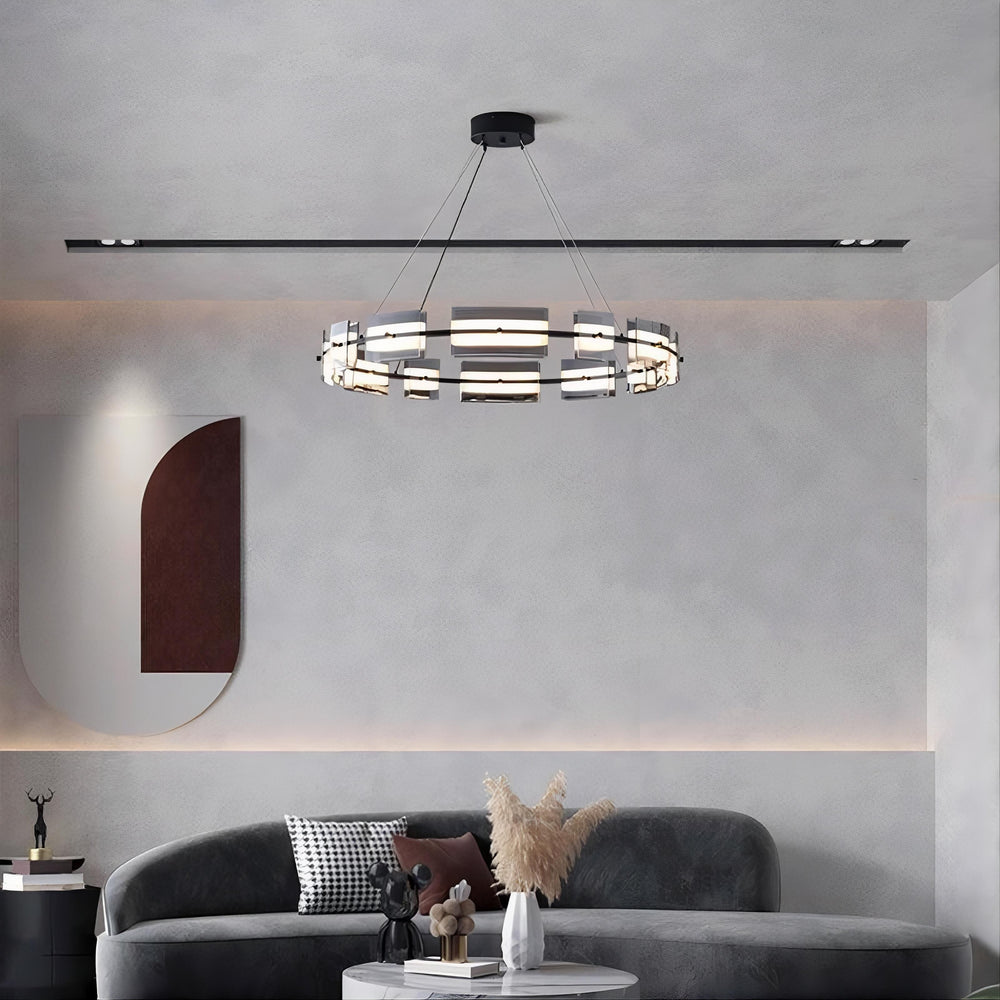 BRIAND Ring Chandelier by Lampadom - side view