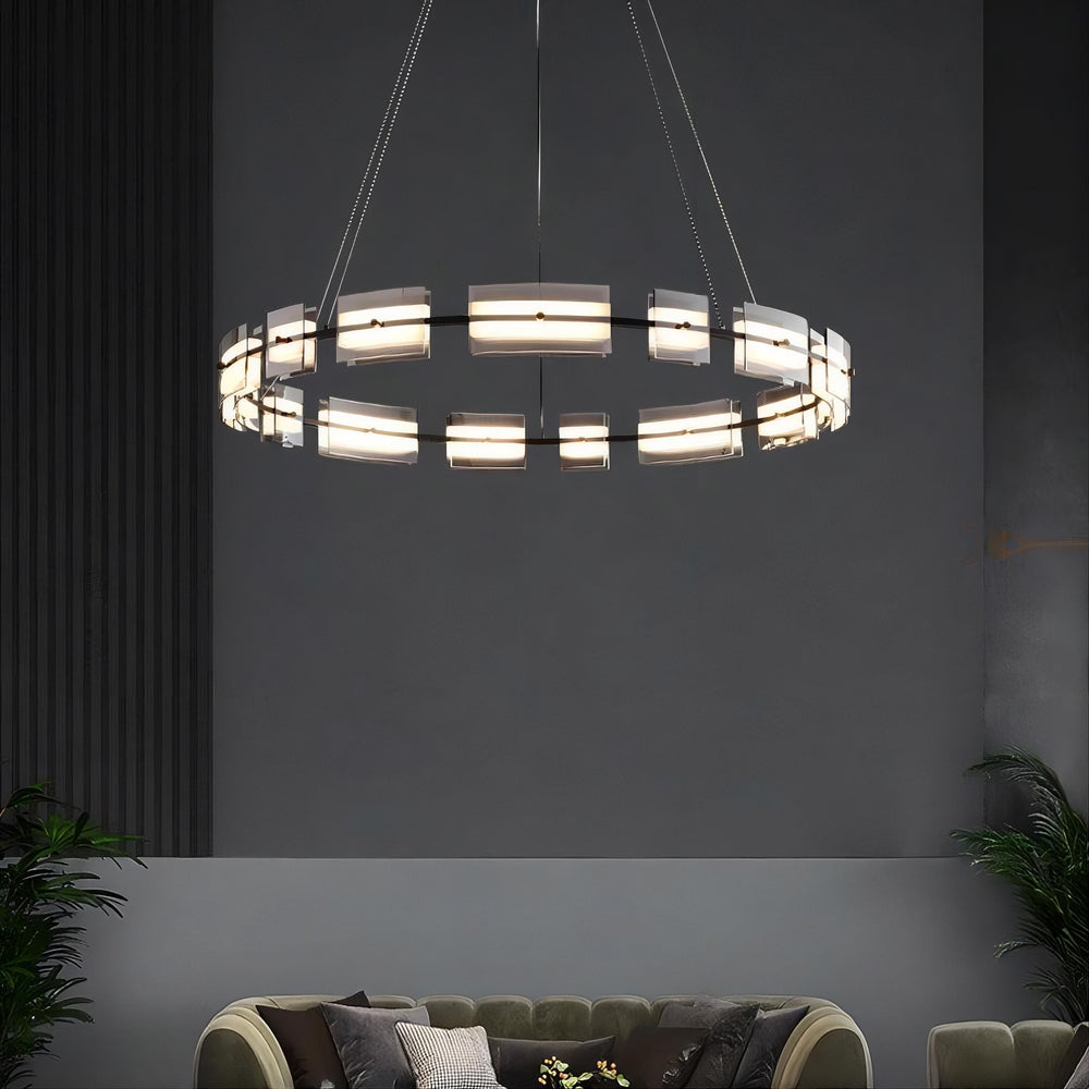 BRIAND Ring Chandelier by Lampadom - top view