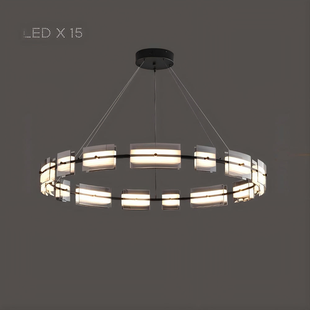 BRIAND Ring Chandelier by Lampadom - scale reference