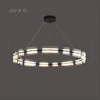 BRIAND Ring Chandelier by Lampadom - scale reference