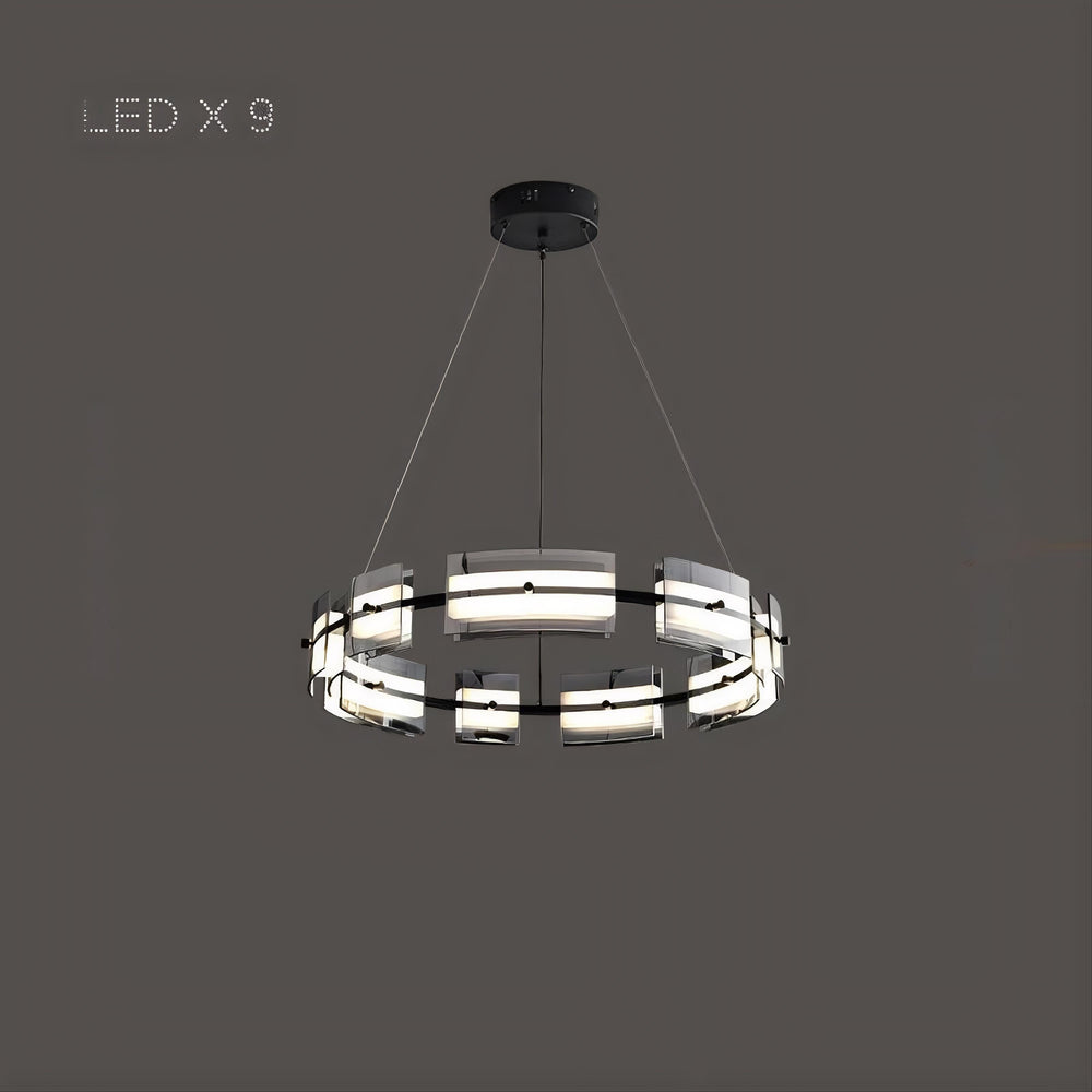 BRIAND Ring Chandelier by Lampadom - angle view