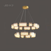 BRIAND Ring Chandelier by Lampadom - angle view