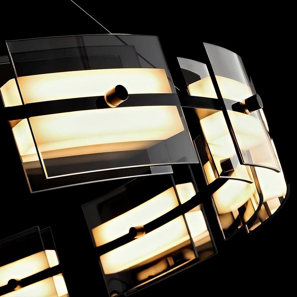BRIAND Ring Chandelier by Lampadom - detail view