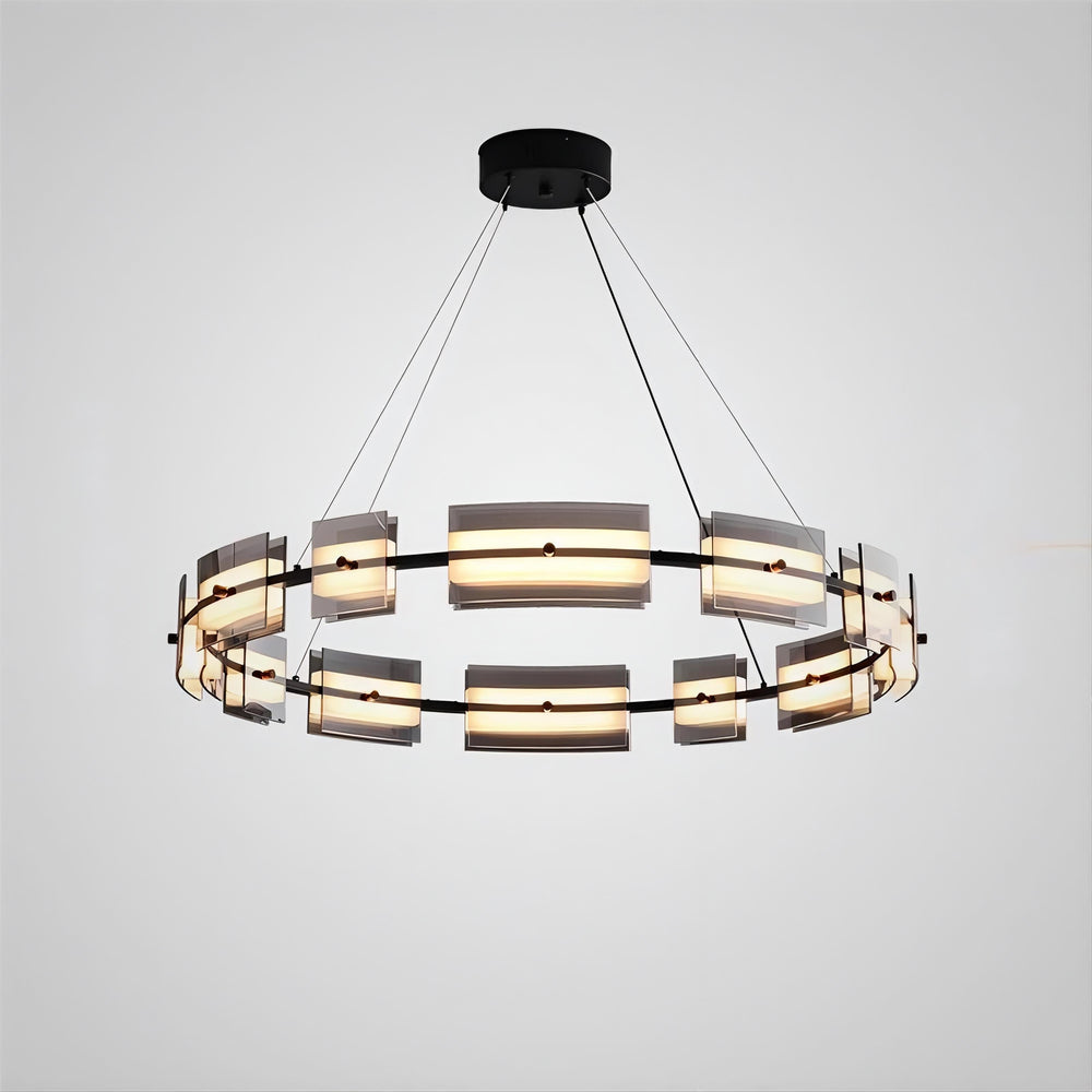 BRIAND Ring Chandelier by Lampadom - close-up