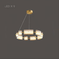 BRIAND Ring Chandelier by Lampadom - side view
