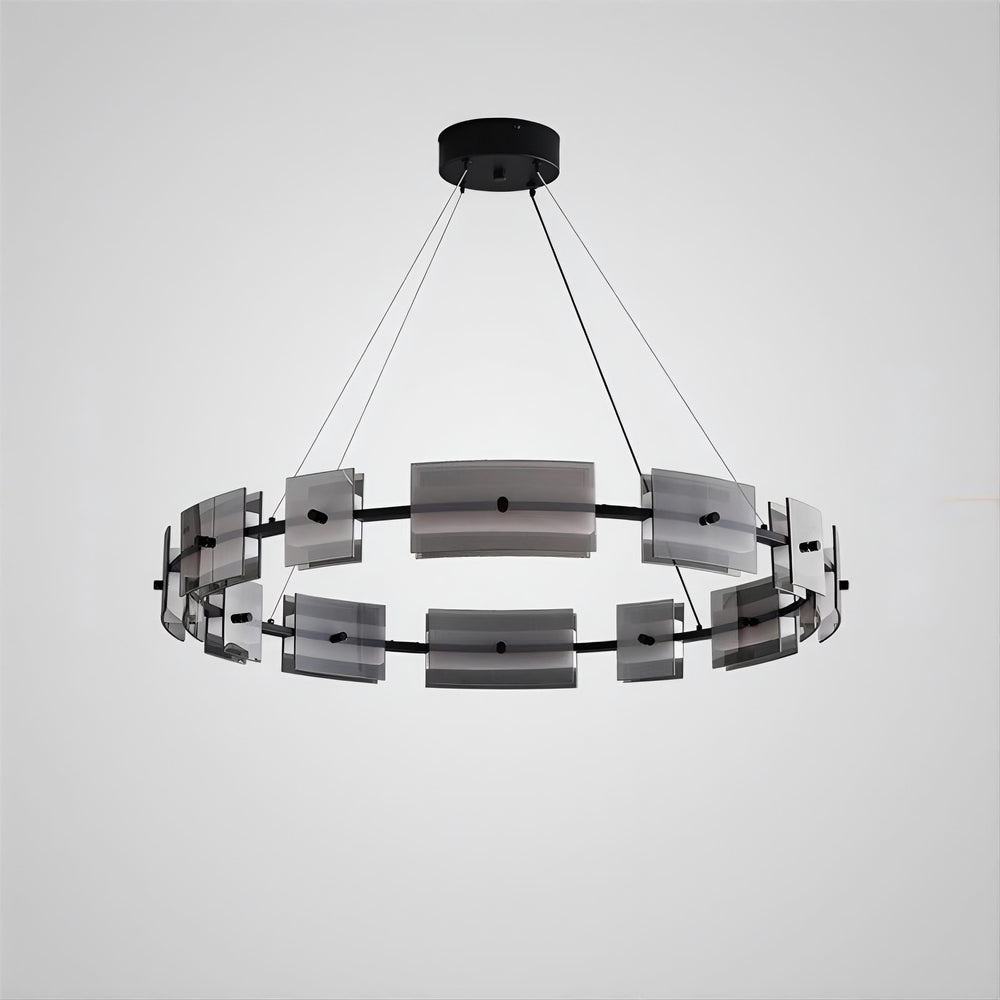 BRIAND Ring Chandelier by Lampadom - side view