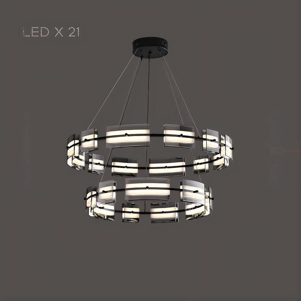 BRIAND Ring Chandelier by Lampadom - top view