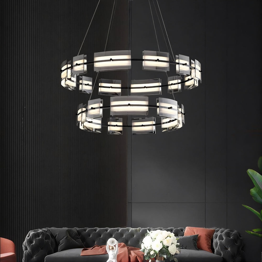 BRIAND Ring Chandelier by Lampadom - detail view