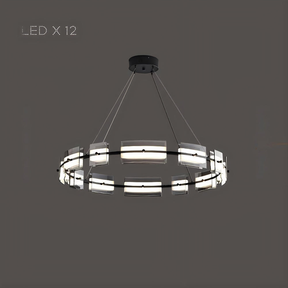 BRIAND Ring Chandelier by Lampadom - close-up