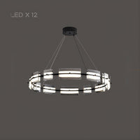 BRIAND Ring Chandelier by Lampadom - close-up