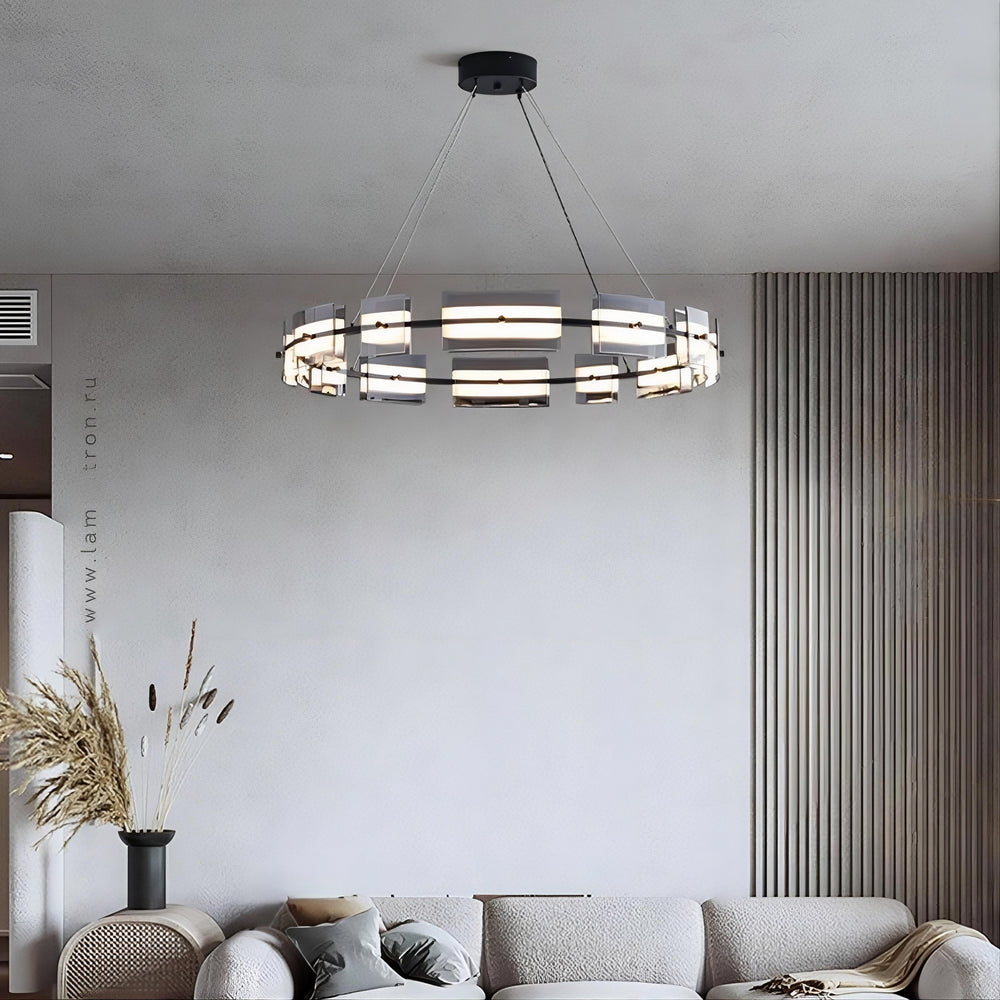 BRIAND Ring Chandelier by Lampadom - top view