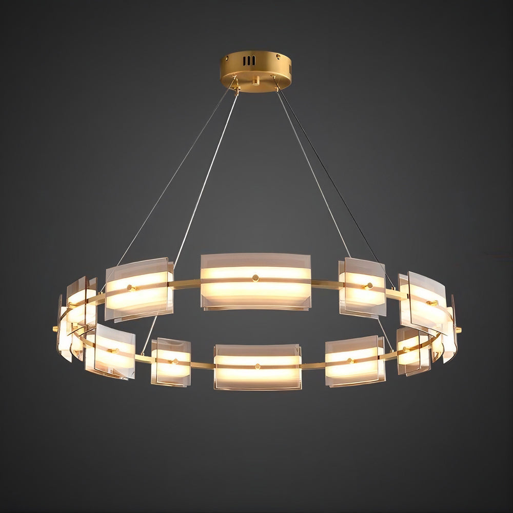 BRIAND Ring Chandelier by Lampadom - ambient shot