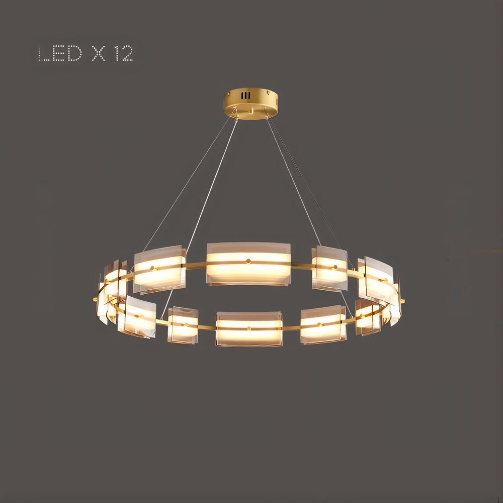 BRIAND Ring Chandelier by Lampadom - detail view