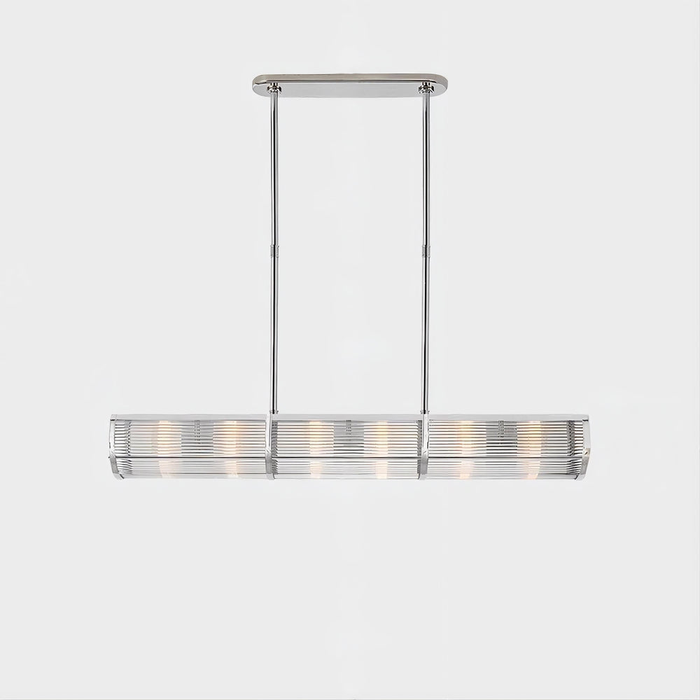 BRIEF Linear Chandelier by Lampadom - close-up