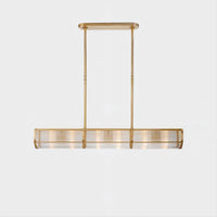 BRIEF Linear Chandelier by Lampadom - angle view