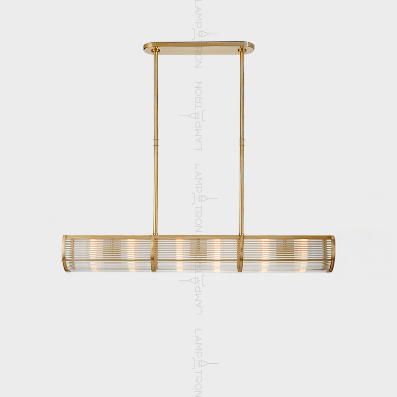 BRIEF Linear Chandelier by Lampadom - scale reference