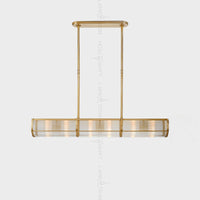 BRIEF Linear Chandelier by Lampadom - scale reference