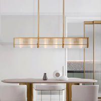 BRIEF Linear Chandelier by Lampadom - detail view