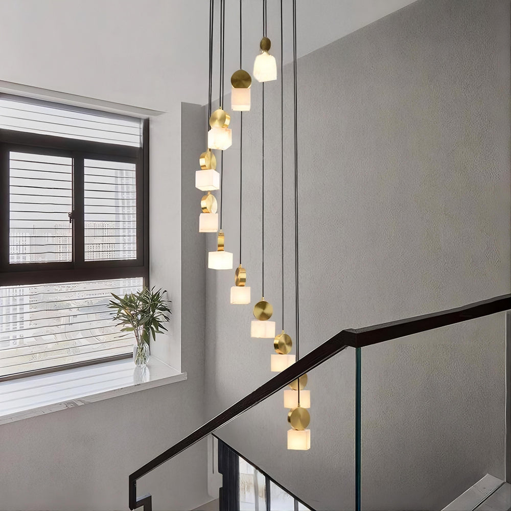 BRIXEN Cascade Light by Lampadom - scale reference