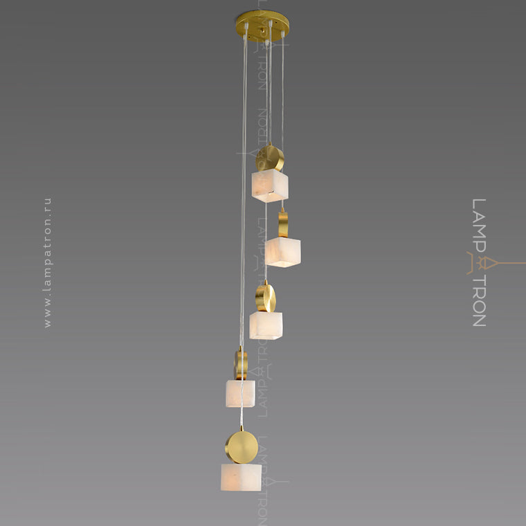 BRIXEN Cascade Light by Lampadom - scale reference