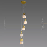 BRIXEN Cascade Light by Lampadom - scale reference