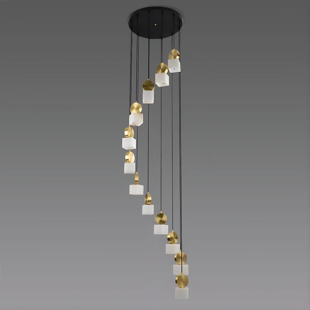 BRIXEN Cascade Light by Lampadom - scale reference