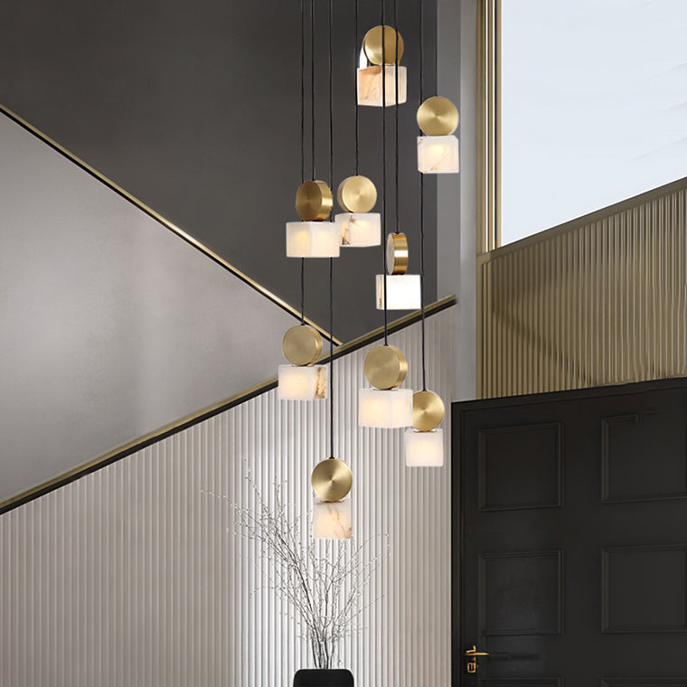 BRIXEN Cascade Light by Lampadom - scale reference