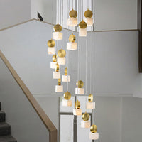 BRIXEN Cascade Light by Lampadom - scale reference