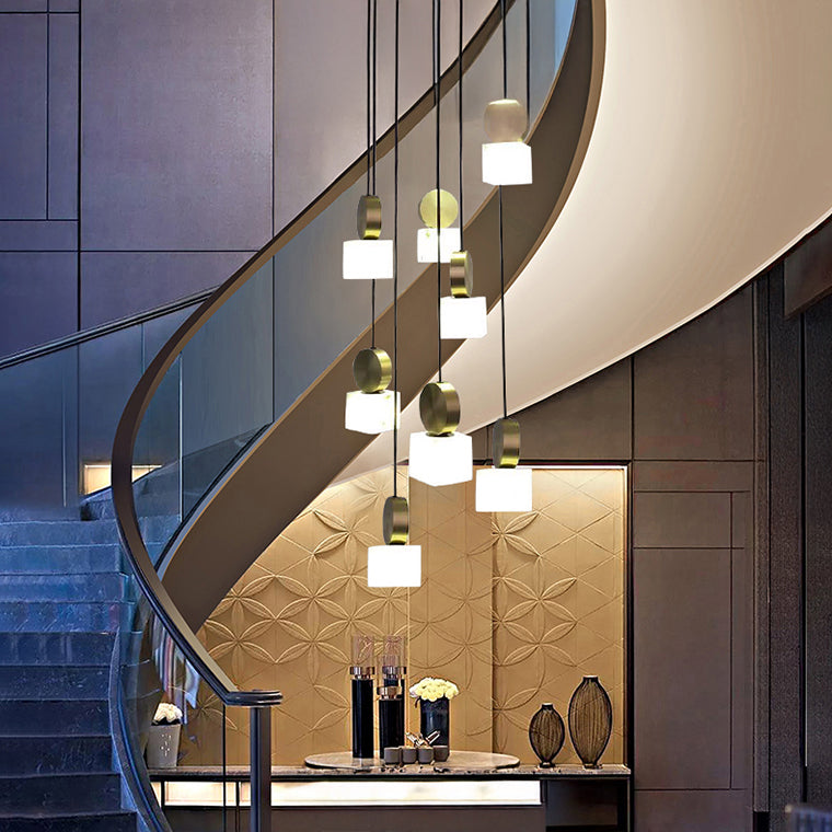 BRIXEN Cascade Light by Lampadom - side view