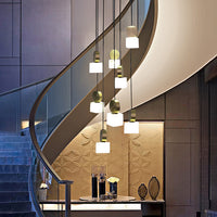 BRIXEN Cascade Light by Lampadom - side view