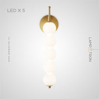 BRODDE Wall Light by Lampadom - scale reference