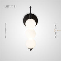 BRODDE Wall Light by Lampadom - top view