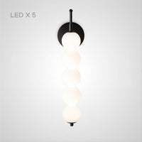BRODDE Wall Light by Lampadom - scale reference