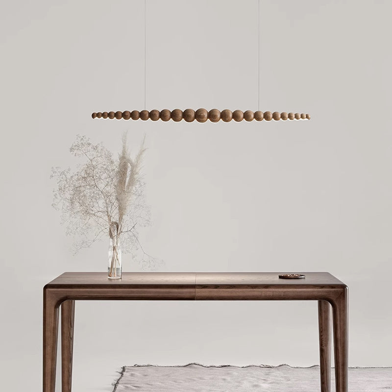 BROLLE Linear Chandelier by Lampadom - side view