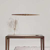BROLLE Linear Chandelier by Lampadom - side view