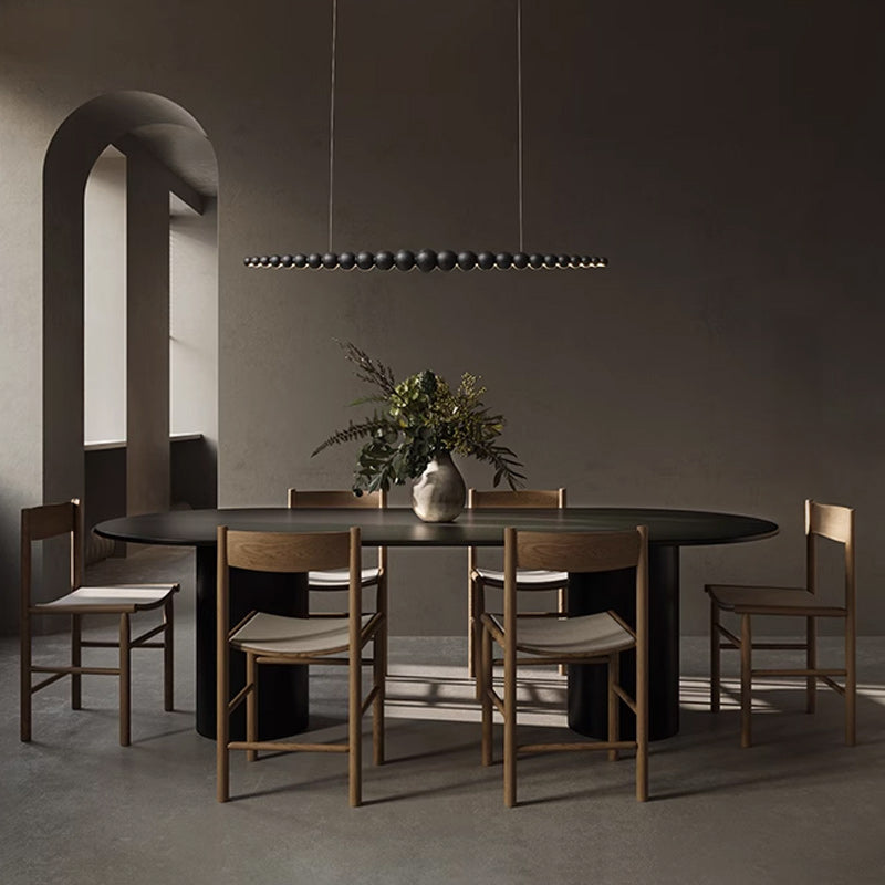 BROLLE Linear Chandelier by Lampadom - scale reference