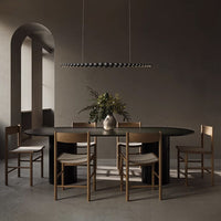 BROLLE Linear Chandelier by Lampadom - scale reference