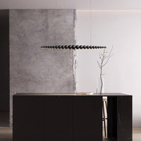 BROLLE Linear Chandelier by Lampadom - detail view