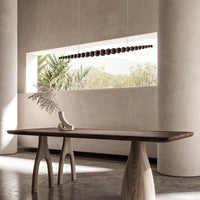 BROLLE Linear Chandelier by Lampadom - top view