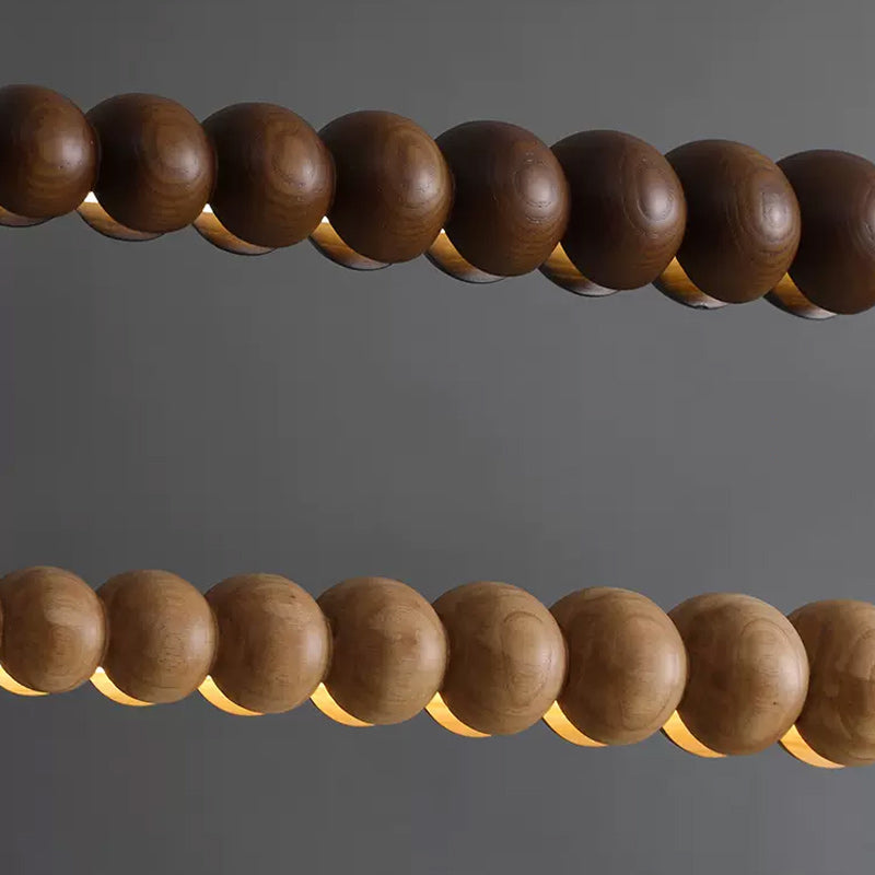 BROLLE Linear Chandelier by Lampadom - close-up