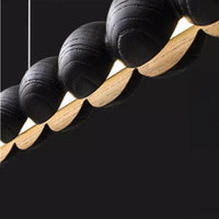 BROLLE Linear Chandelier by Lampadom - scale reference