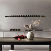 BROLLE Linear Chandelier by Lampadom - close-up