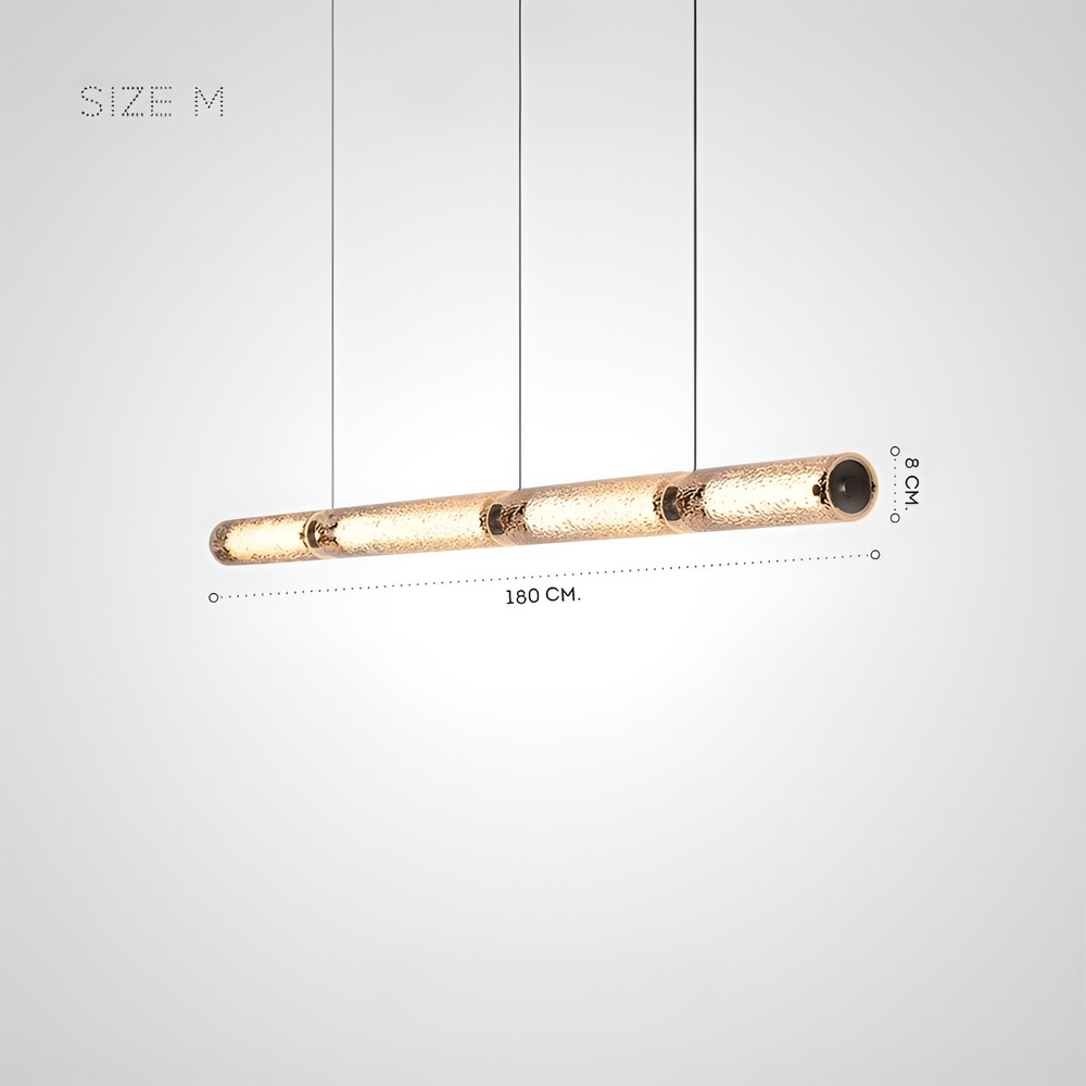 BURGHARD Linear Chandelier by Lampadom - ambient shot