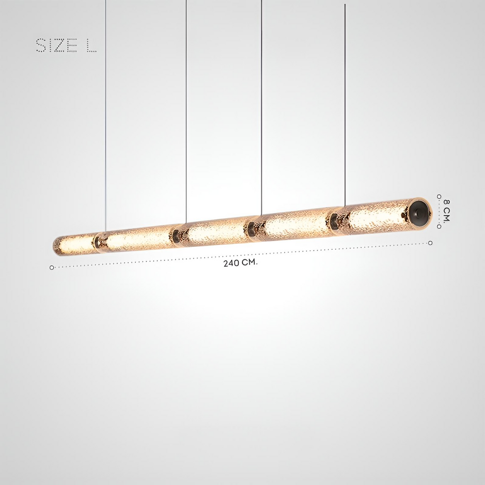 BURGHARD Linear Chandelier by Lampadom - top view